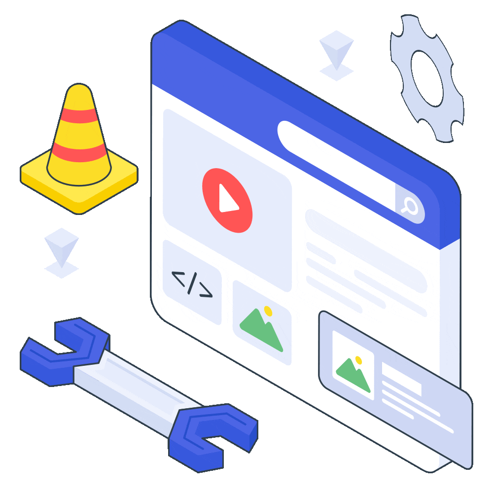 Gif pagina em manutenção!